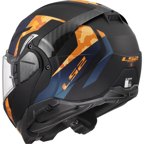 Casco LS2 FF910 Advant ll Glide Matt Black/Orange