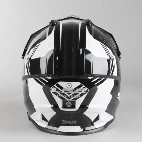 Casco LS2 MX436 Pioneer Trigger Black/White (Talla L)
