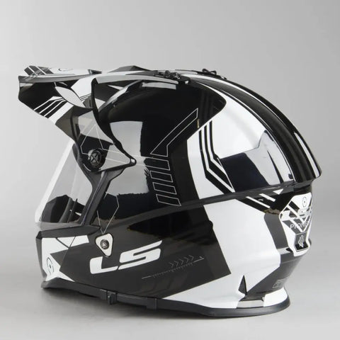 Casco LS2 MX436 Pioneer Trigger Black/White (Talla L)