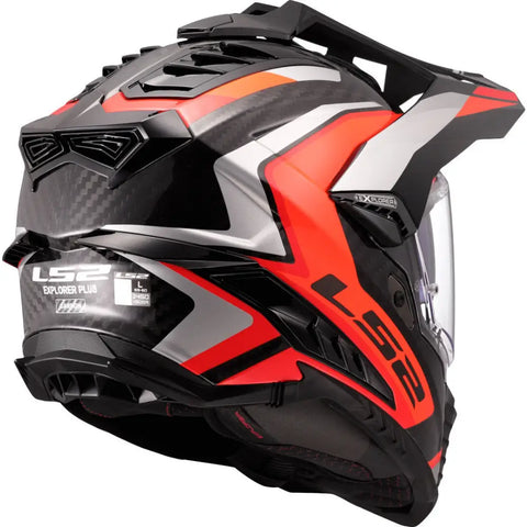 Casco LS2 MX701 Explorer Carbon Frontier II Orange