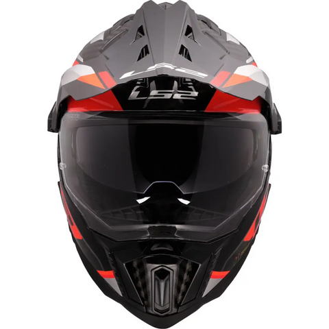 Casco LS2 MX701 Explorer Carbon Frontier II Orange