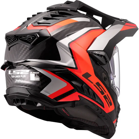 Casco LS2 MX701 Explorer Carbon Frontier II Orange