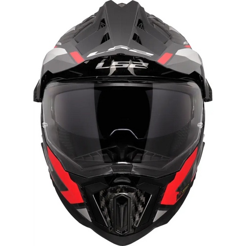 Casco LS2 MX701 Explorer Carbon Frontier II Red