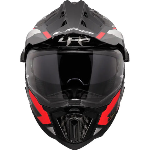 Casco LS2 MX701 Explorer Carbon Frontier II Red