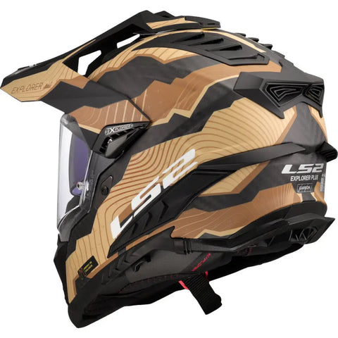 Casco LS2 MX701 Explorer Carbon Trick Sand Matt