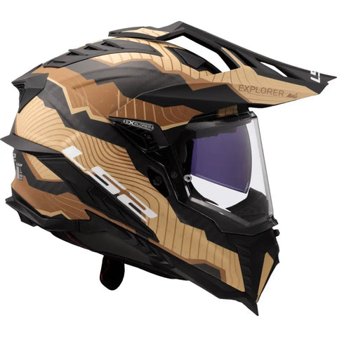 Casco LS2 MX701 Explorer Carbon Trick Sand Matt