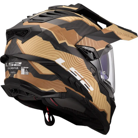Casco LS2 MX701 Explorer Carbon Trick Sand Matt