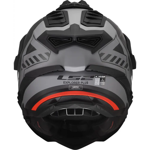 Casco LS2 MX701 Explorer Hexa Black/Grey/Red
