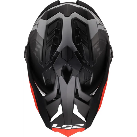 Casco LS2 MX701 Explorer Hexa Black/Grey/Red