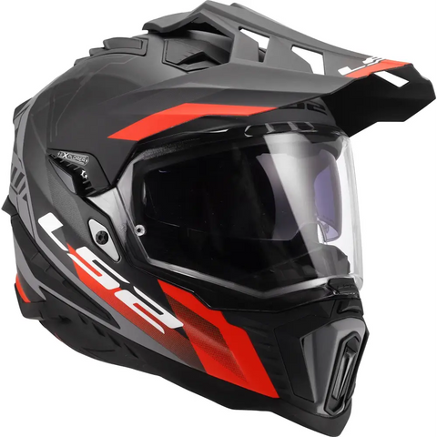 Casco LS2 MX701 Explorer Hexa Black/Grey/Red