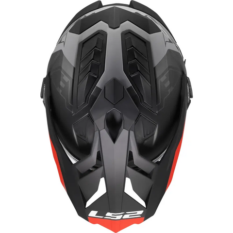 Casco LS2 MX701 Explorer Hexa Black/Grey/Red