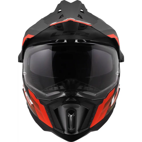 Casco LS2 MX701 Explorer Hexa Black/Grey/Red