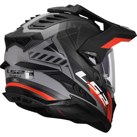 Casco LS2 MX701 Explorer Hexa Black/Grey/Red