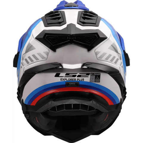 Casco LS2 MX701 Explorer Hexa White/Blue/Red