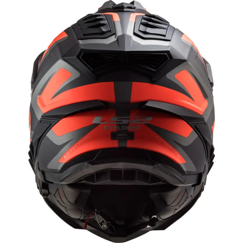 Casco LS2 MX701 Explorer HPFC Alter 22.06 Matt Black/Fluo Orange