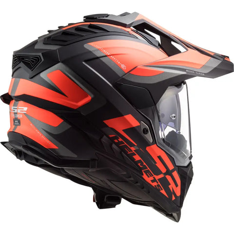 Casco LS2 MX701 Explorer HPFC Alter 22.06 Matt Black/Fluo Orange