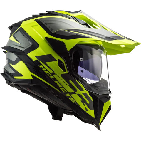 Casco LS2 MX701 Explorer HPFC Alter 22.06 Matt Black/H-Viz Yellow