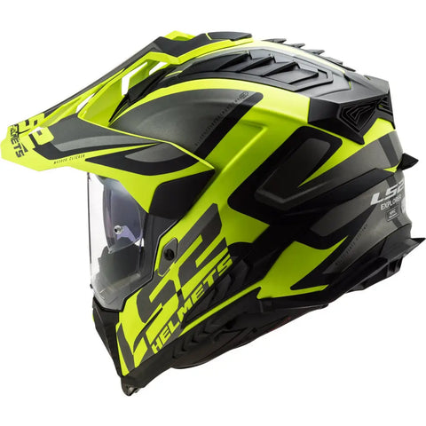 Casco LS2 MX701 Explorer HPFC Alter 22.06 Matt Black/H-Viz Yellow