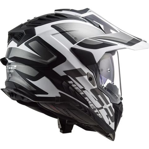 Casco LS2 MX701 Explorer HPFC Alter 22.06 Matt Black/White/Grey