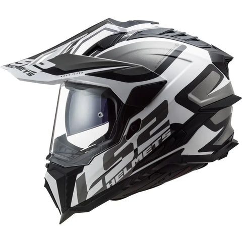 Casco LS2 MX701 Explorer HPFC Alter 22.06 Matt Black/White/Grey