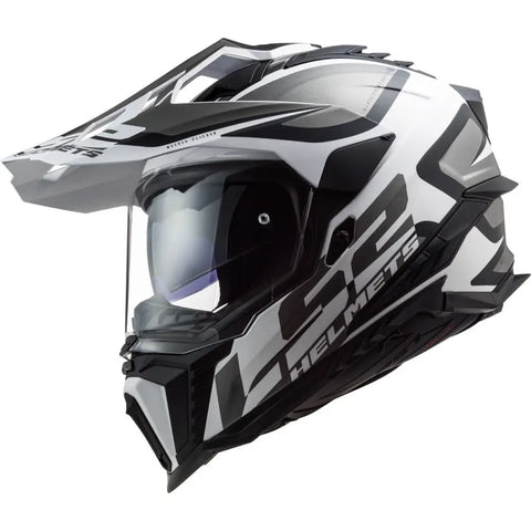 Casco LS2 MX701 Explorer HPFC Alter 22.06 Matt Black/White/Grey