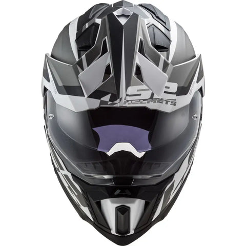 Casco LS2 MX701 Explorer HPFC Alter 22.06 Matt Black/White/Grey