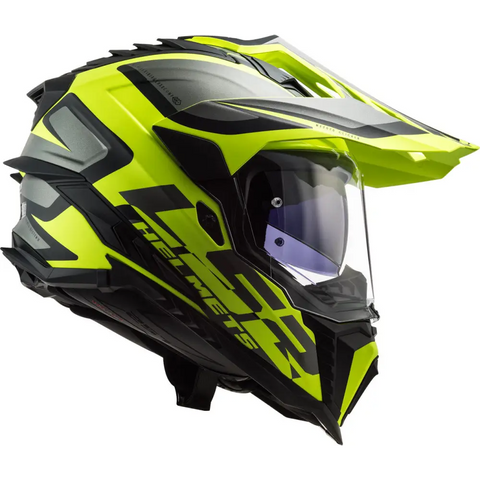 Casco LS2 MX701 Explorer HPFC Alter 22.06 Matt Black/H-Viz Yellow