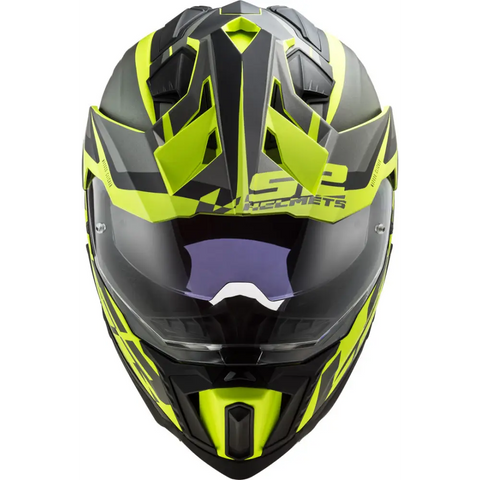 Casco LS2 MX701 Explorer HPFC Alter 22.06 Matt Black/H-Viz Yellow
