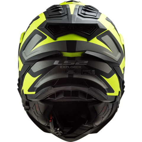 Casco LS2 MX701 Explorer HPFC Alter 22.06 Matt Black/H-Viz Yellow