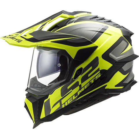 Casco LS2 MX701 Explorer HPFC Alter Matt Black/H-V Yellow