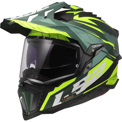 Casco LS2 MX701 Explorer HPFC ECE 22.06 Spire Green Matt/Neon Yellow