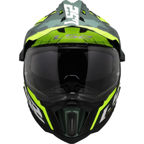 Casco LS2 MX701 Explorer HPFC ECE 22.06 Spire Green Matt/Neon Yellow