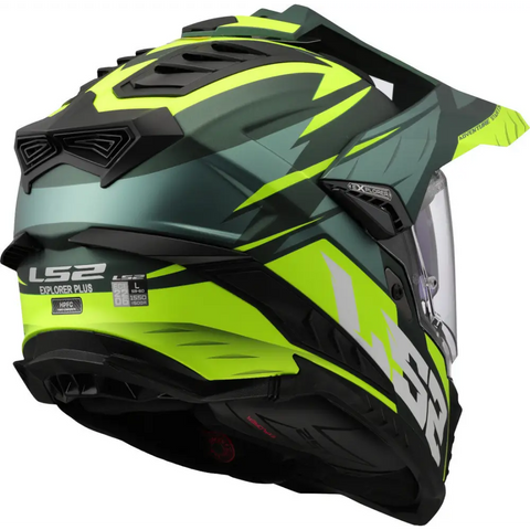 Casco LS2 MX701 Explorer HPFC ECE 22.06 Spire Green Matt/Neon Yellow
