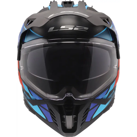 Casco LS2 MX702 Pioneer ll Block Black/Red/Blue