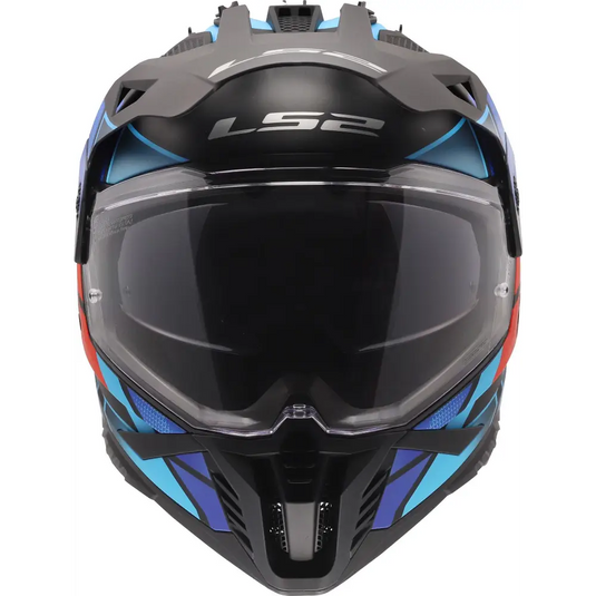 Casco LS2 MX702 Pioneer ll Block Black/Red/Blue