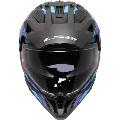 Casco LS2 MX702 Pioneer ll Block Black/Red/Blue
