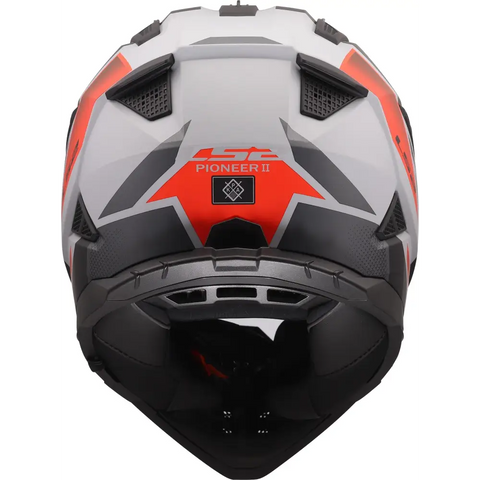 Casco LS2 MX702 Pioneer ll Block Gray/Red