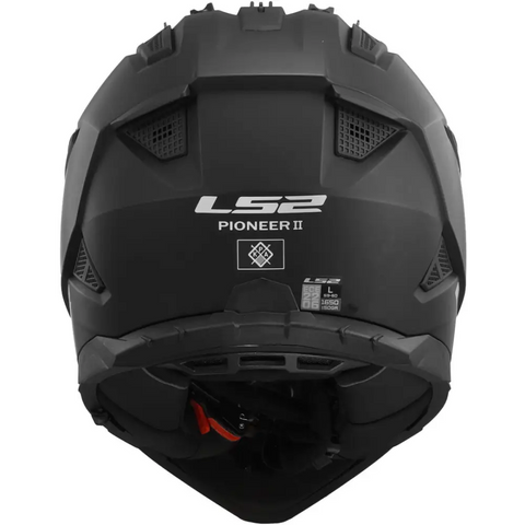 Casco LS2 MX702 Pioneer ll Solid Matt Black