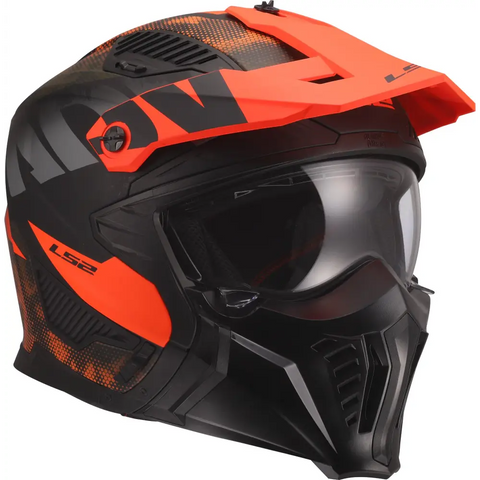 Casco LS2 OF606 Drifter Gas 22.06 Gray/Orange