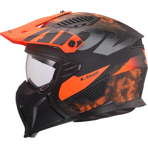Casco LS2 OF606 Drifter Gas 22.06 Gray/Orange