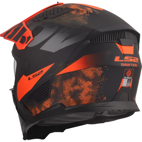 Casco LS2 OF606 Drifter Gas 22.06 Gray/Orange