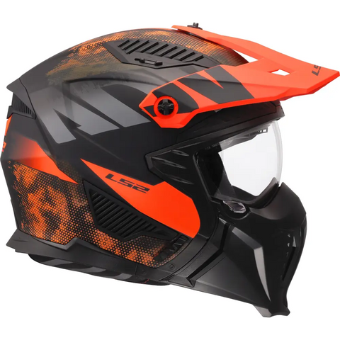 Casco LS2 OF606 Drifter Gas 22.06 Gray/Orange