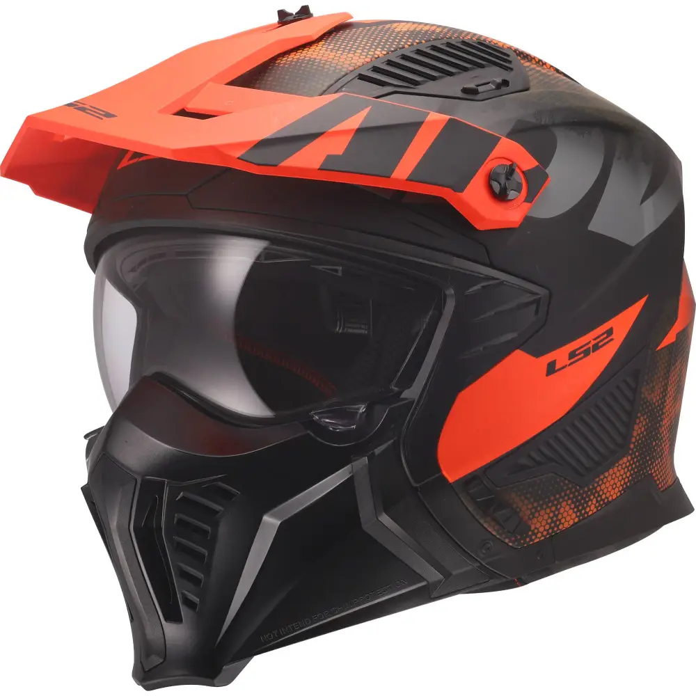 Casco LS2 OF606 Drifter Gas 22.06 Gray/Orange