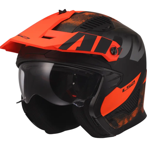 Casco LS2 OF606 Drifter Gas 22.06 Gray/Orange