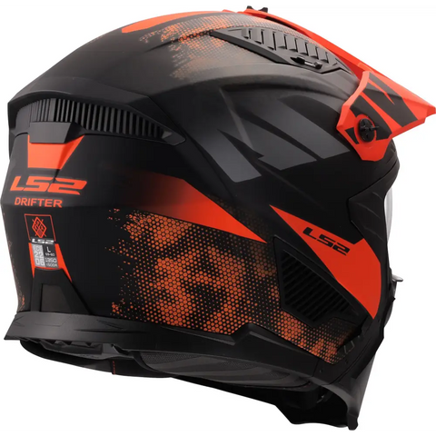 Casco LS2 OF606 Drifter Gas 22.06 Gray/Orange