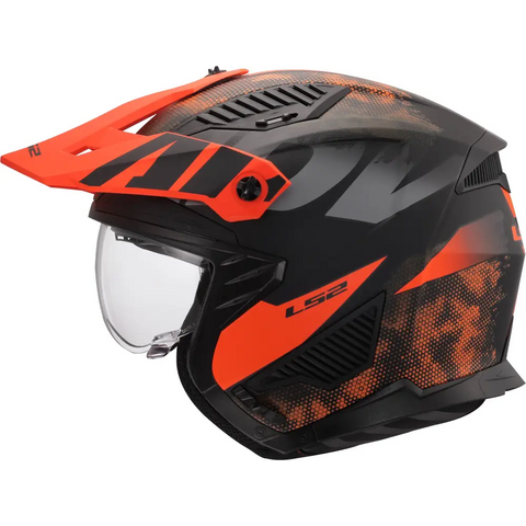 Casco LS2 OF606 Drifter Gas 22.06 Gray/Orange