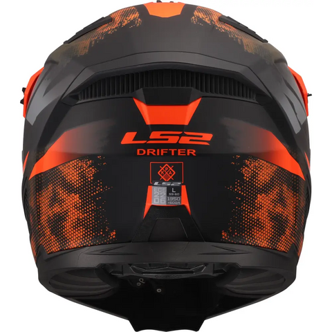 Casco LS2 OF606 Drifter Gas 22.06 Gray/Orange