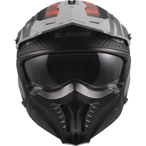 Casco LS2 OF606 Drifter Gas 22.06 Gray/Red
