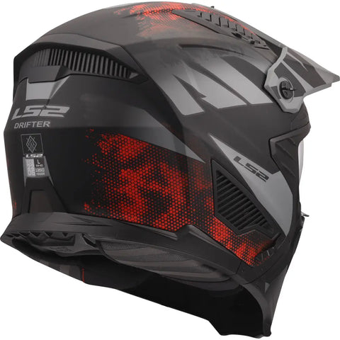 Casco LS2 OF606 Drifter Gas 22.06 Gray/Red
