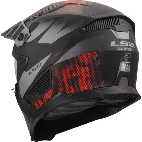 Casco LS2 OF606 Drifter Gas 22.06 Gray/Red